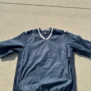 Izod Men's Dark Blue V-Neck Jersey